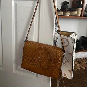 Tooled Patricia Nash shoulder bag